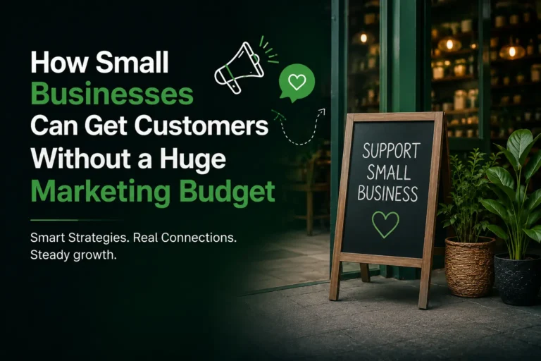 How Small Businesses Can Get Customers Without a Huge Marketing Budget Freelance Digital Marketer In Kannur